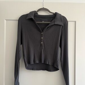 Aerie long sleeve crop top